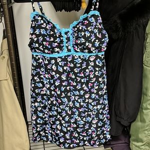 Floral swim dress